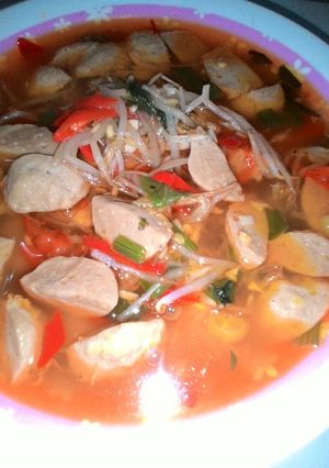 Foto resep Cah Tauge bakso