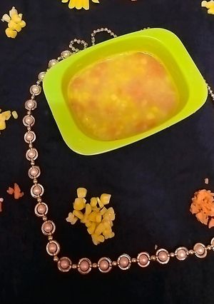 A picture of Sweet Corn soup.