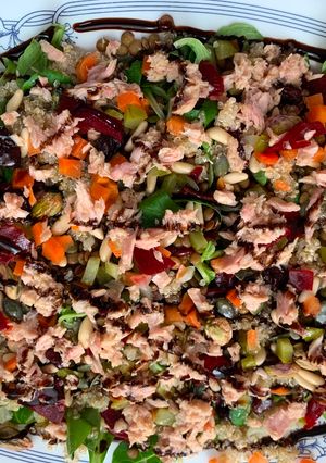 Foto principal de Ensalada de lentejas y quinoa