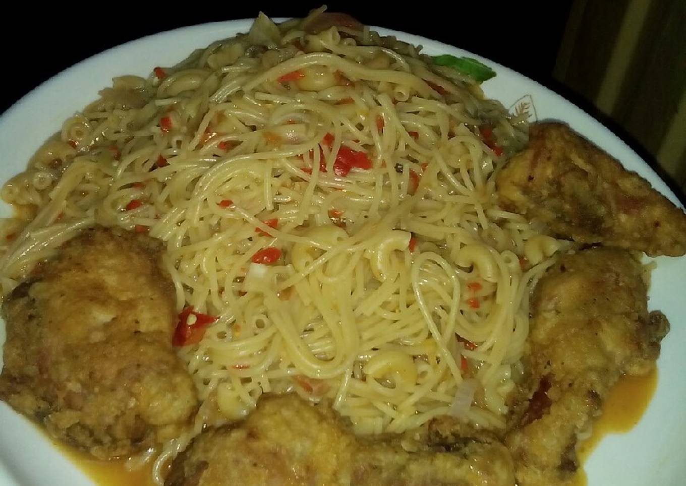 Recipe of Ultimate Macaroni and pasta jollof