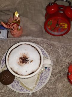 عکسی از دستور کاپوچینو با قهوه ترک