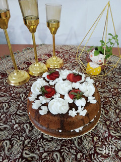 عکسی از دستور کیک ساده کاکائویی