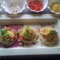 Papdi chaat A picture of Papdi chaat.