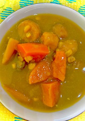 Foto resep Kolak pisang raja mix jagung ketela