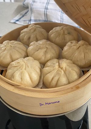 A picture of Stuffed Steamed Fresh Milk Bun.
