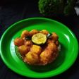 Baby potatoes dom with maize flour