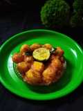 Baby potatoes dom with maize flour
