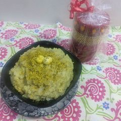Pear 🍐semolina halwa A picture of Pear 🍐semolina halwa.