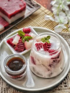 Foto resep Es Selendang Mayang dg Pewarna dari Kayu Secang