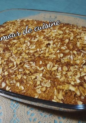Une photo de Khobz tounes/ Gâteau a base d'amandes imbibé