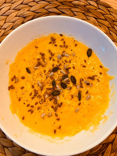 Una foto de Crema de Calabaza (en Thermomix)