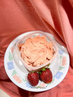 عکسی از دستور کره توت فرنگی🧈🍓 Strawberry butter
