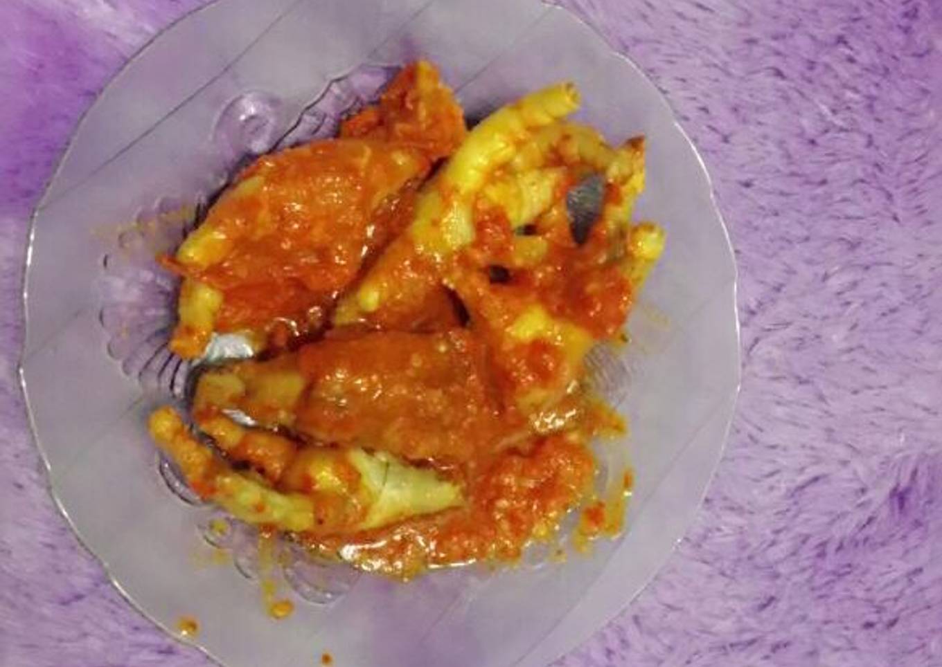 Ceker ayam balado