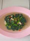 Tumis Bayam bumbu kencur