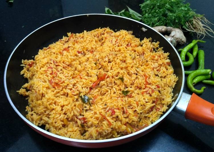 Easiest Way to Make Quick South Indian Tomato Rice