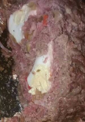 Una foto de Arrolado de carne picada!