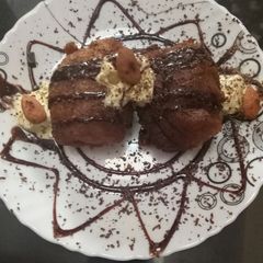 A picture of Fried ice cream.
