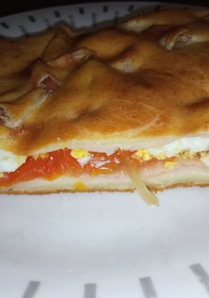 Una foto de Torta salada en licuadora