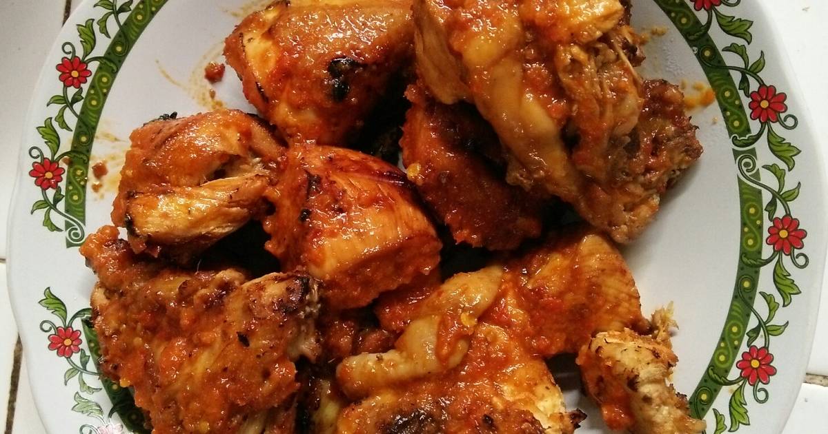 420 resep  bumbu oles ayam  bakar  pedas  manis  enak dan 