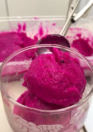 Foto resep Sorbet Buah Naga Merah