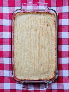 Una foto de Pastel de papa vegetariano con opción vegana 🥔 ♥ 🐄