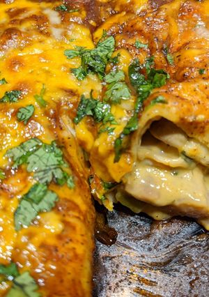 A picture of Ben's Chicken Enchiladas.