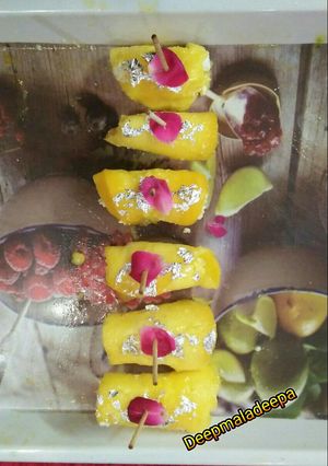 A picture of Mango Paneer Roll.