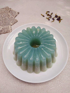 Foto resep Puding Lumut Bunga Telang