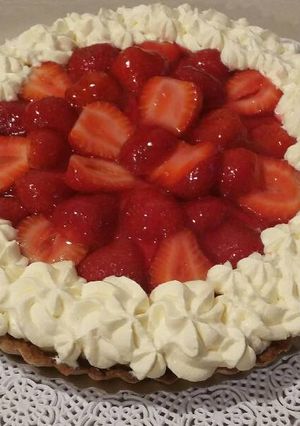 Una foto de Tarta de frutillas