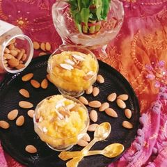 A picture of Moong dal halwa 🌹🌹🌹.