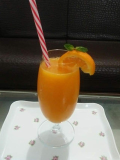 A picture of Pulpy Orange Juice🍊🍹.