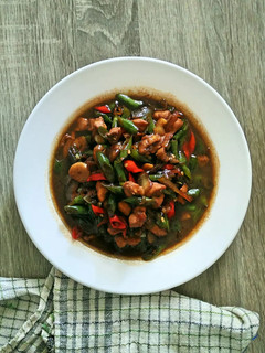 Foto resep Oseng Buncis Ayam Kecap