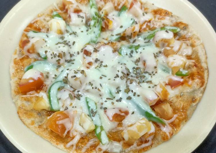 Steps to Make Favorite Thin crust Cheese burst Pizza