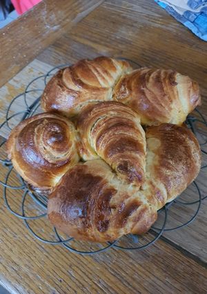 Une photo de Brioche bouldouk ou brioche cheminée