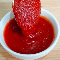 A picture of Homemade Tomato Ketchup Recipe | Market Style Ketchup Recipe.