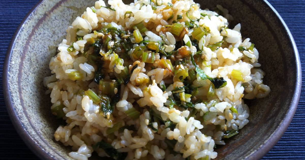 Celery Leaves Mazegohan Recipe by Hiroko Liston Cookpad