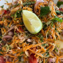 A picture of Shredded tuna salad.