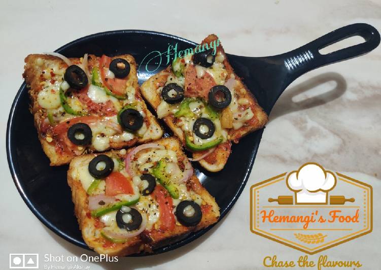 Recipe of Speedy Bread Pizza