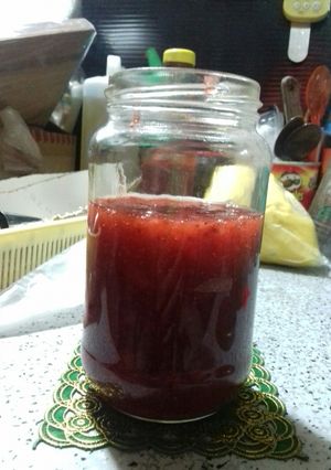 Foto resep 🍓strawberry sauce homemade🍓