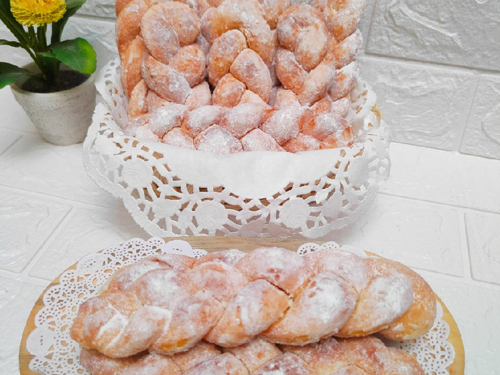 Resep Korean Twisted Doughnuts, Enak Banget