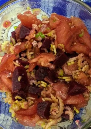 Una foto de Ensalada fresca, especial para estos días de verano