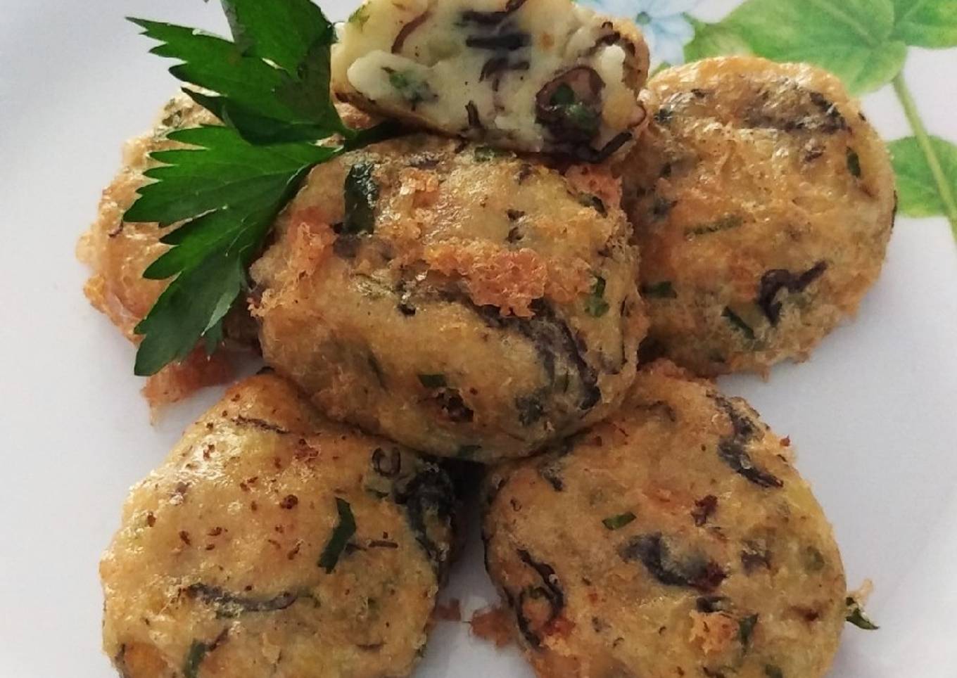 Perkedel Kentang Jamur Kuping