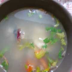 รูปของ Sop ikan tenggiri