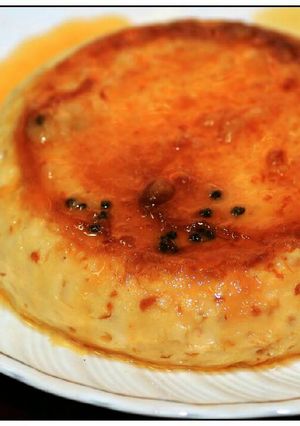 A picture of Caramel pudding.