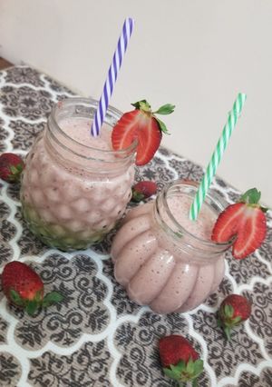 A picture of Watermelon-Strawberry Smoothie.