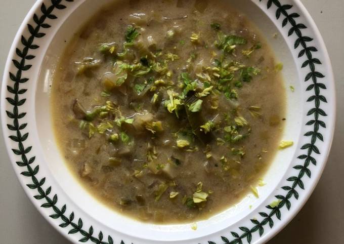 Easiest Way to Make Super Quick Homemade Leek & Celery Soup