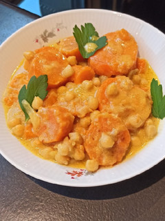 A picture of Sweet Potato and Chickpea Curry.