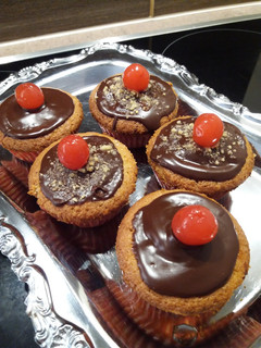 Zserbó muffin recept fotója