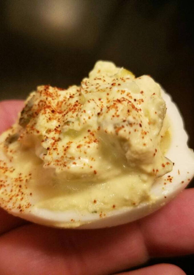 A picture of Deviled Eggs.