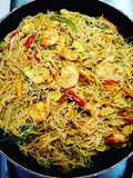 ผัดหมี่สิงคโปร์  Stir fry Singapore Noodles